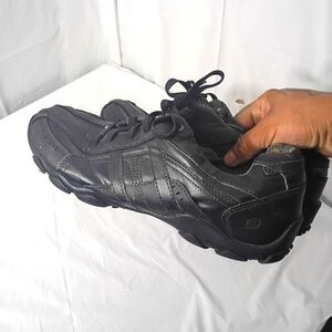 Skechers Marter Mens Casual Sneakers in Black -  Size 13M - Memory Foam